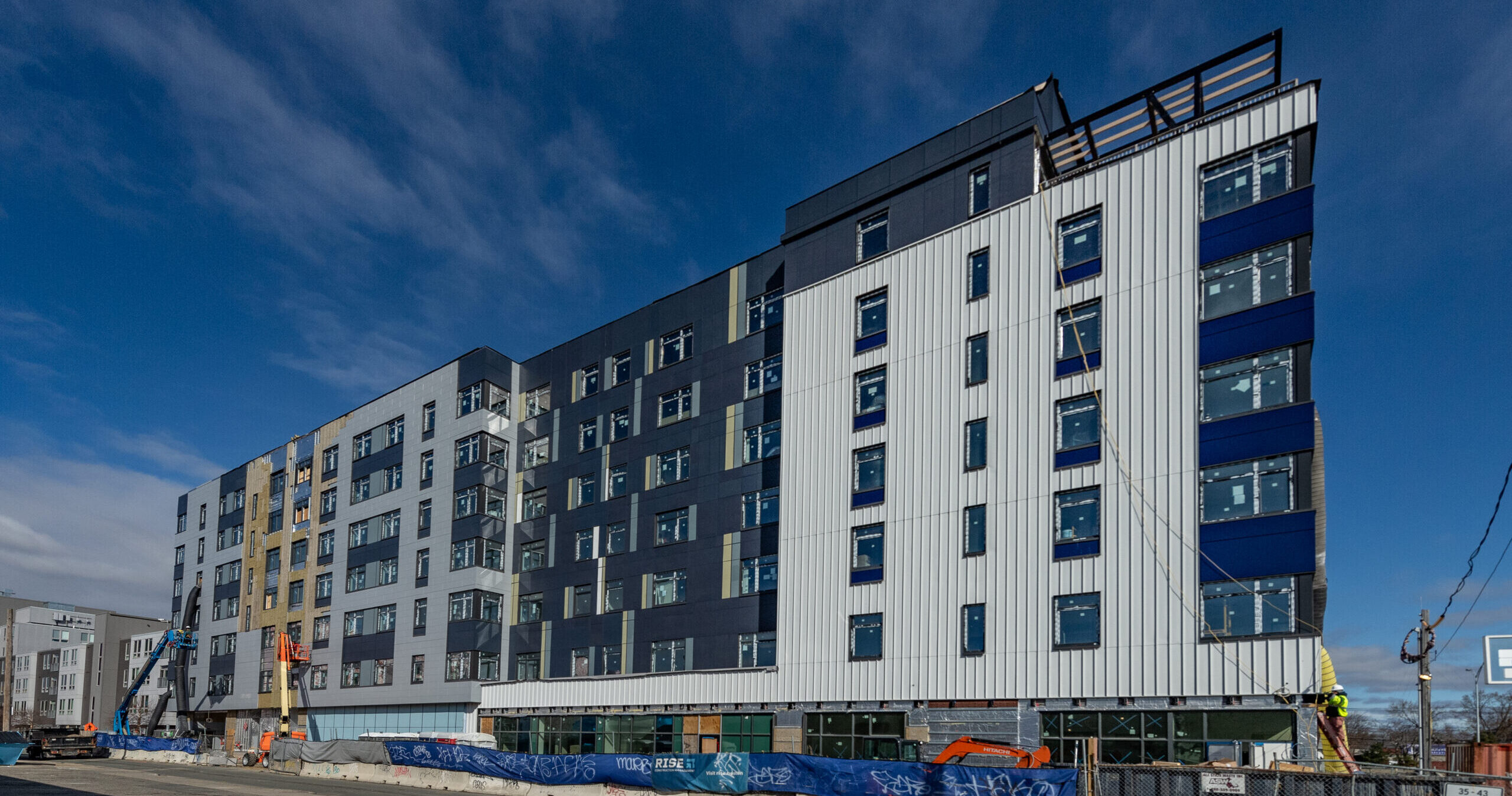 New Construction Near the New Boston Lofts at Allston Hall