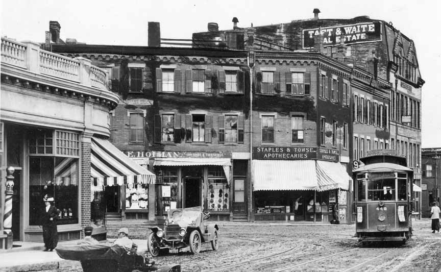 Intersection of Harvard and Cambridge Street Circa 1910