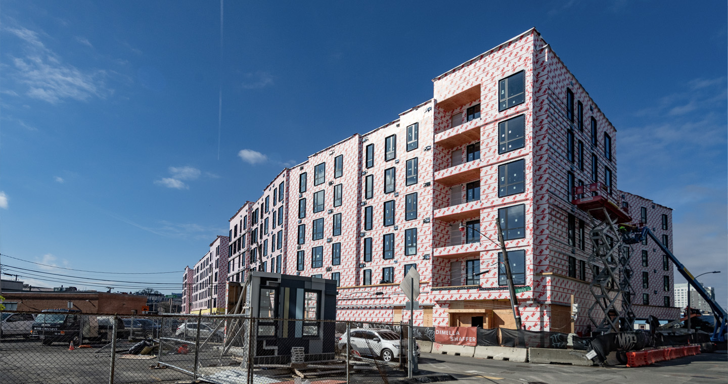 New Construction Near the New Boston Lofts at Allston Hall